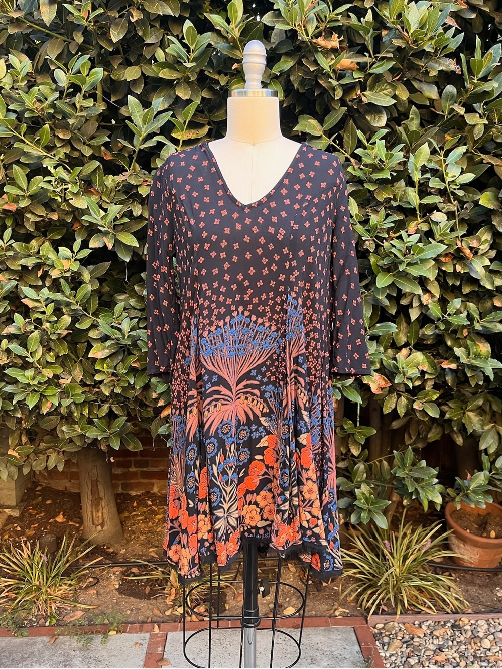 Ecoté by Urban Outfitters babydoll dress with eyelash hem - Size XS